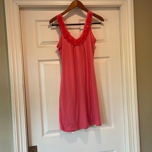 Pink rose dress